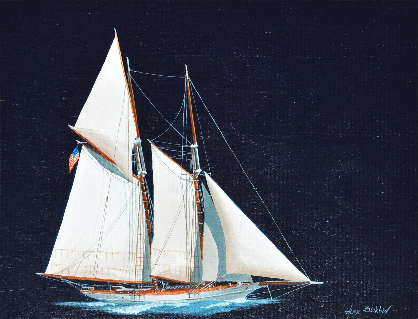 Alexander Blokhin - Two-Masted Schooner