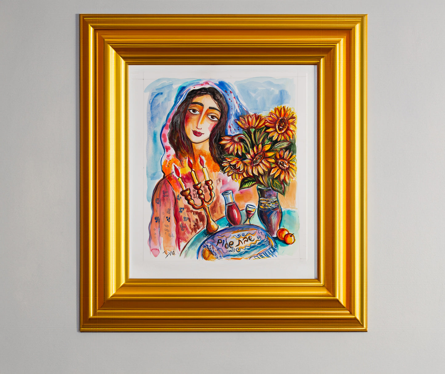 Lady with Candles