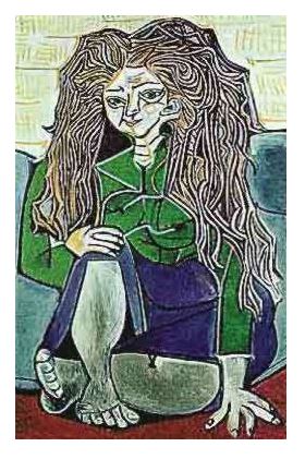 Woman Crossed Legged On