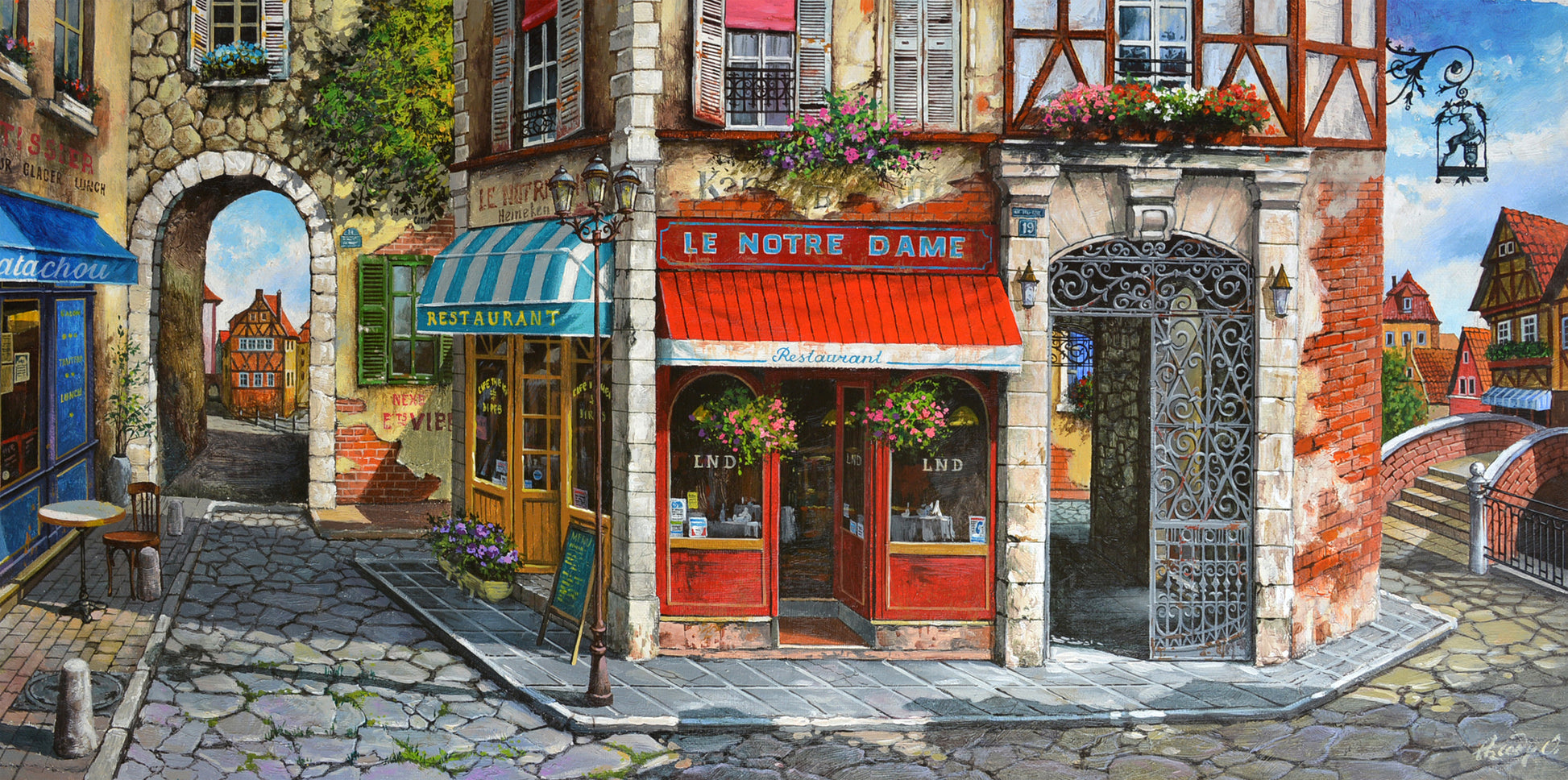 ARKADY OSTRITZKY Le Notre Dame Restaurant, ca. 2010