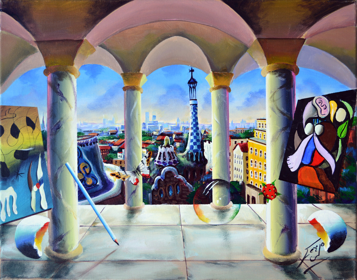View of Barcelona, ca. 2000