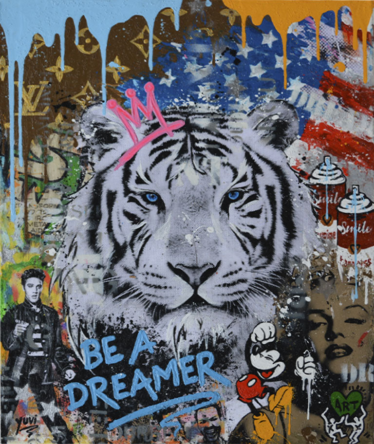 Yuvi Be a Dreamer Acrylic on Canvas