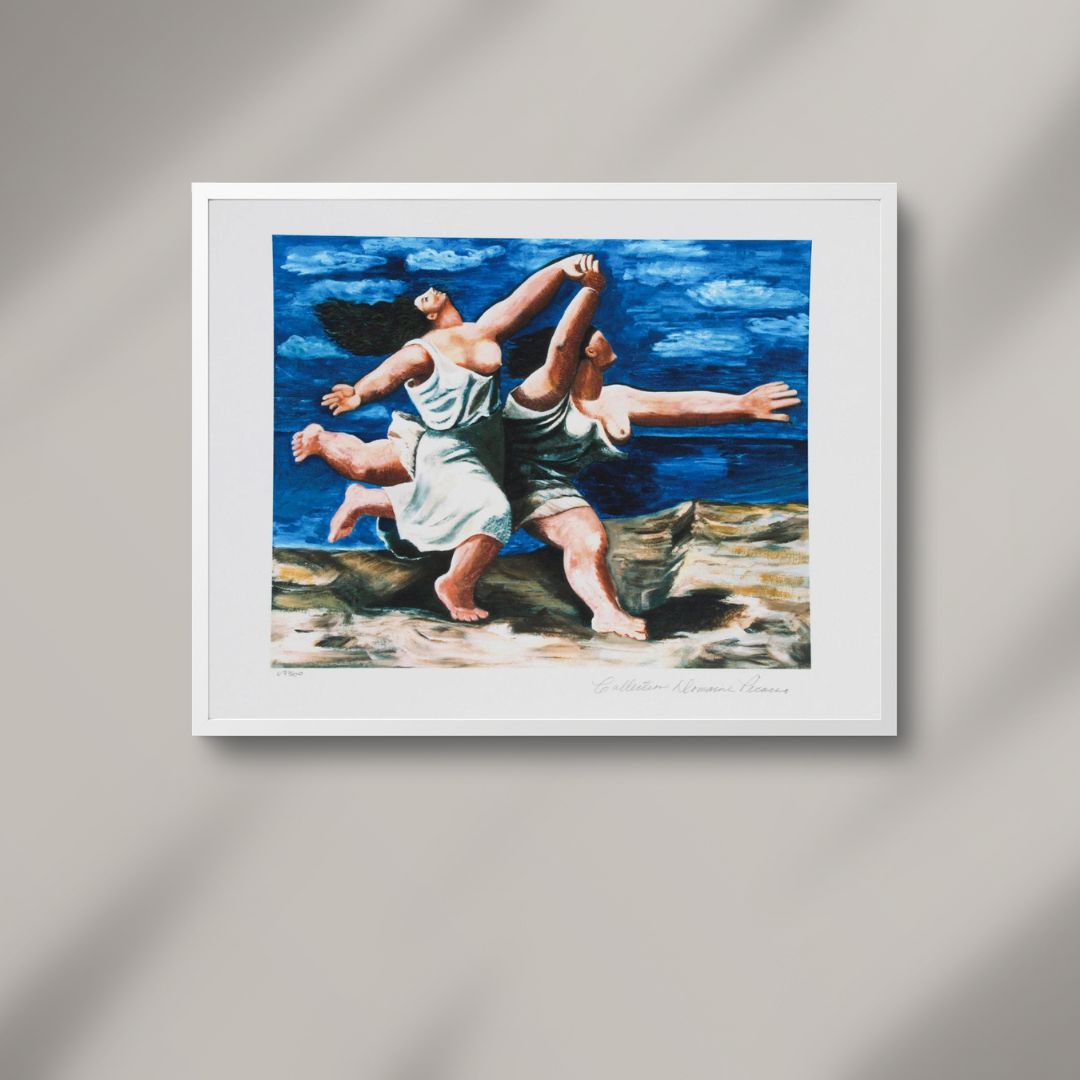 Two Women Running on the Beach (The Race)