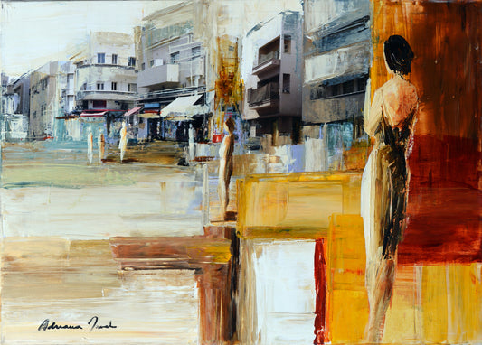 Adriana Naveh A Glance from Afar, ca. 2010 Acrylic on Canvas